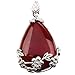 Produktbild SODIAL(R) Anhaenger Frauen Angel Traene Wasser Tropfen Halbedelsteine Anhaenger - Roter Achat