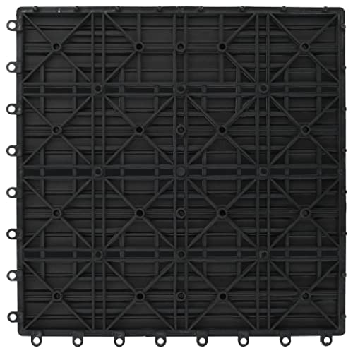 Lechnical Tegels voor plafond, 22 stuks, 30 x 30 cm, 2 m², van WPC grijs, tegels voor plafond, tuintegels van PC, tegels voor buiten, tegels - Image 7