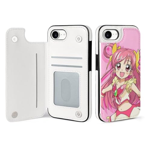 BxtnPRSVA �A�j�� �߂���g�ѓd�b�P�[�X iPhone 16/16plus/16 Pro/16 Pro Max�Ή� �蒠�^ ���� �A�j�� �L�����N�^�[ �v�����g ��G��ǂ� �ϏՌ� ������� �X�}�z�P�[�X iPhone 16 SE4