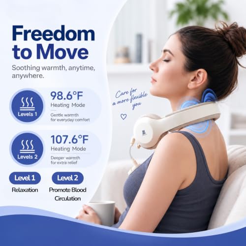 Image of Snow Bear Wearable Breast Pump-Hands Free Portable Breast Pump with Neck Heated & 3 Size Flanges,160 min Battery Life Wireless Ultra Quiet Spill Resistant Breastfeeding Pump for Moms Home Work Travel