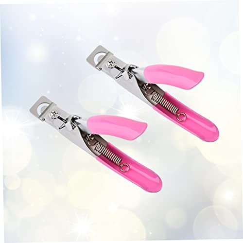 Healeved 2pcs cortaúñas de acero inoxidable para manicura y pedicura miniatura 5
