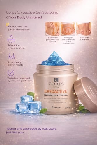 Image of Excelente reductor y anticelulitis Body Contour Gel Moldeador CORPS, para piernas abdomen brazos gluteos y espalda. Formula tonificante e hidratante que adelgaza reafirma quema grasa. Gel cryoactive.