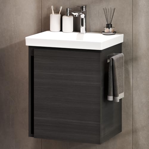 Planetmöbel Waschtisch mit Unterschrank 50 cm, anthrazit