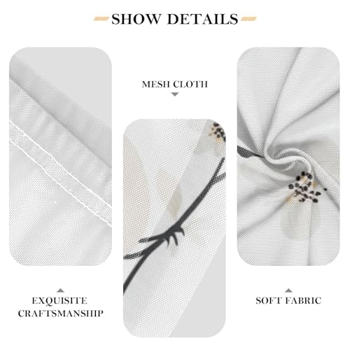 Cute Birds Flower and Whites Women's Crop Tops Sexy Bandeau Tops for Women Band Strapless Bra for Teen Party4