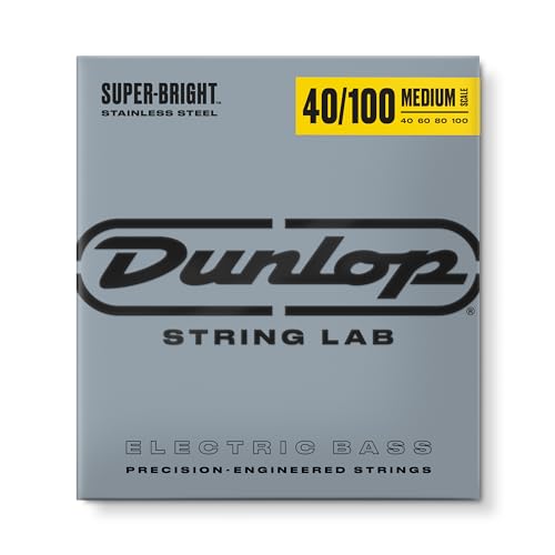 Cordes pour basse Dunlop SB Steel Medium 40-100 jeu de cordes acier