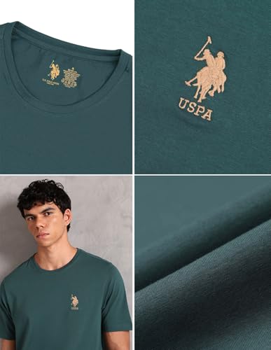 Image of U.S. Polo ASSN. Mens OEE12 Comfort Fit Pure Cotton Lounge T-Shirt