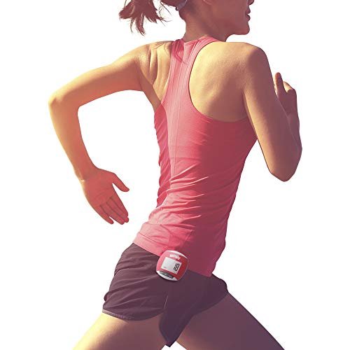 BATAUU Best Pedometer, Simply Operation Walking Running Pedometer with Calories Burned and Steps Counting (Red)