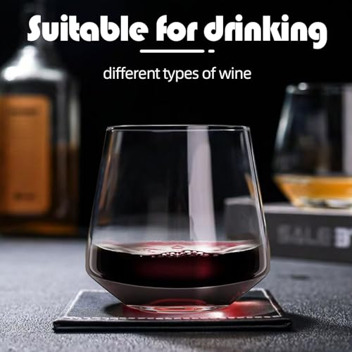 WIKERWANG stemless wine glasses final product showcase