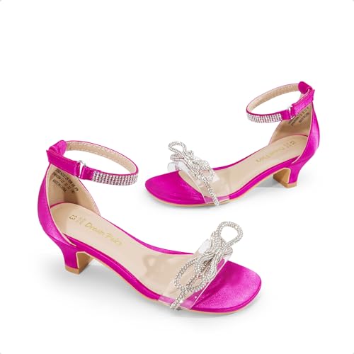 Image of DREAM PAIRS Girls Dress Sandals Bow