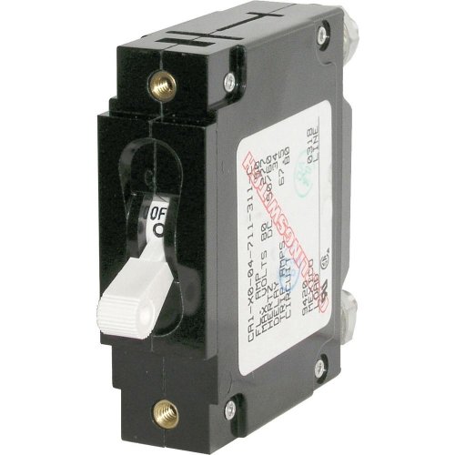Image of Blue Sea Systems 7354 C-Series White Toggle Single Pole 25A Circuit Breaker