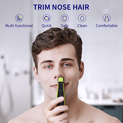 Yinke Nose Hair Trimmer Replacement Heads For One-Blade Qp2520 Qp2515 Qp2724 Qp2834 Qp2630 One-Blade 360 & One-Blade Pro Qp6530 20 10 Qp6531 Shaver, Waterproof Dual Edge Blades For Easy Clean (1Pc) #TOP3