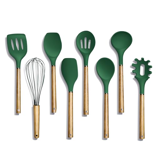 MasterClass Green Silicone Utensil Set