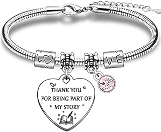 Teacher Bracelet Thank You Teacher Gifts Thank You for Being Part of My Story