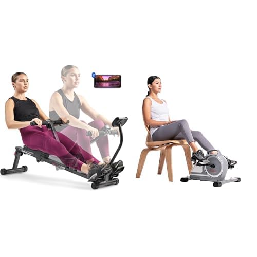 Vélo d'appartement pliable et mini stepper pour s'entraîner à la maison