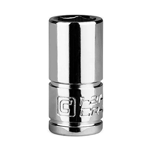 Capri Tools 8 mm Shallow Socket 1/4-Inch Drive 6-Point Metric