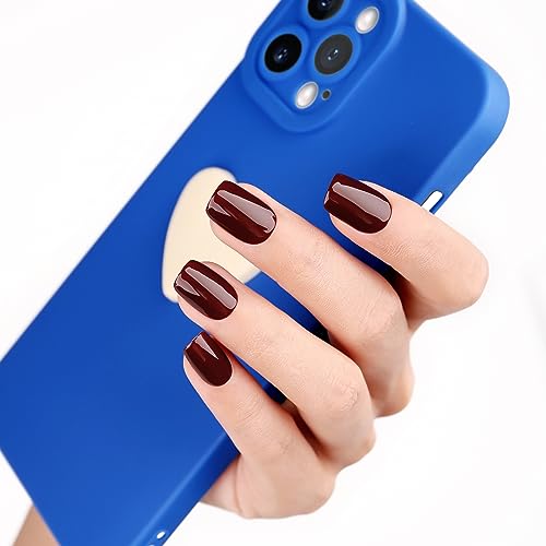 Esmalte de uñas en gel rojo oscuro Ozzeal 15ml miniatura 3