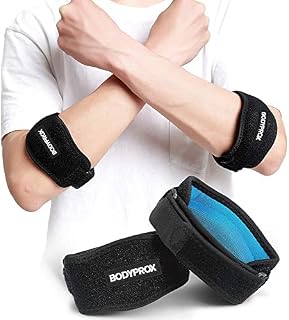 Elbow Brace 2 Pack for Tennis & Golfer's Elbow Pain Relief