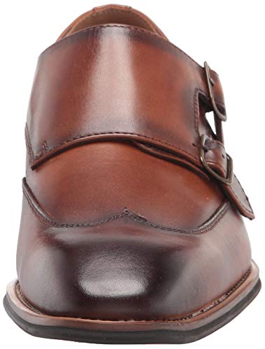 Image of La Milano Mens Double Monk Strap Slip on Loafer Cap Toe Leather Oxford Formal Business Casual Comfortable Dress Shoes for Men