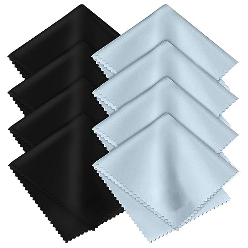 8PCS Toallitas Limpiagafas de Microfibra