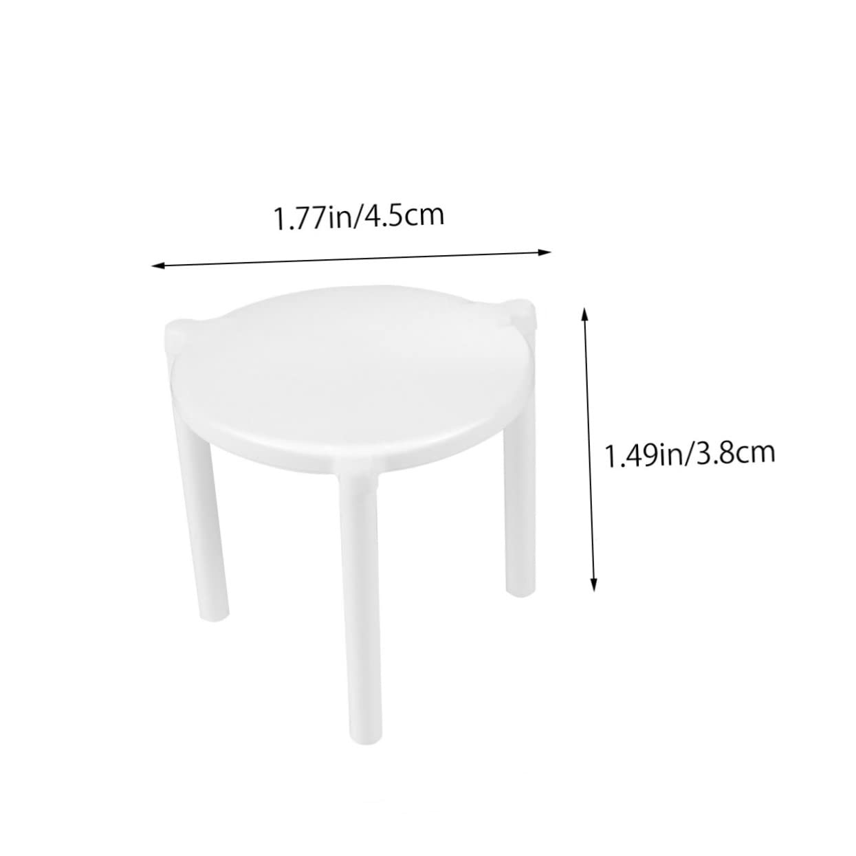 AUTSUPPL 100pcs Pizza Holder Stand Plastic Tripod Stack Pizza Pan Rack White Racks Stand