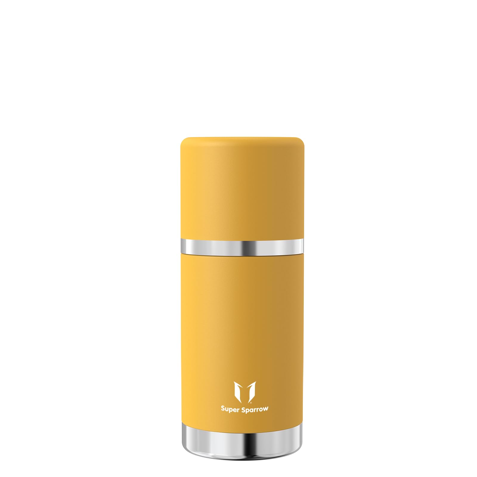 Super Sparrow Flask - 500ml - Wide Mouth Vacuum Insulated Water Bottle - BPA-Free ThermosBottle - Leakproof Lid Doubles as Cup