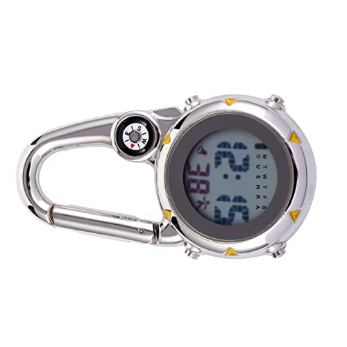 Montre boussole pour activités extérieures étanche et jaune