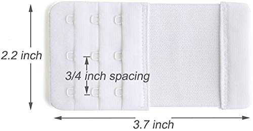 Image of Women's Bra Extenders 4 Hook / 3 Hook / 5 Hook / 2 Hook Soft Comfortable Stretchy Bra Extension Strap