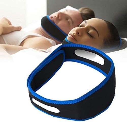 Anti-snoring Chin with Lower Jaw, Chin Rest, Sleepy Face with Anti-Sleep Apnea, Correct Bad Habits of Sleeping Mouth Breathing (Color : Black)