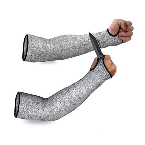 [Tuklye] 防刃アームカバー スリーブ 切れない手袋 作業用 腕も保護 段ボールカッター 防刃グローブ 手甲 工具 安全防護 防災用品 長さ20CMのサムネイル