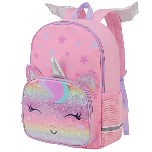 Sac à dos enfants léger pour fille et garçon avec sangle de poitrine préscolaire