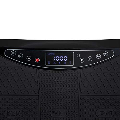 vitality4life VibroSlim 4D Vibrationsplatte Massgegerät Vibrationstraining - 7 Kombinationen + Massage, Widerstandbänder… – Bild 4