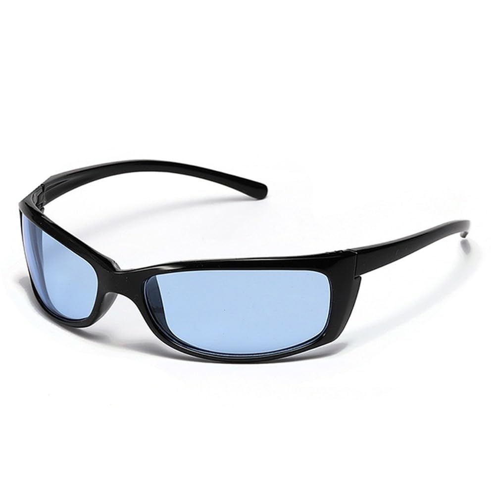 Lunettes de soleil œil de chat rétro bleu orange UV400