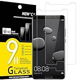 NEW'C 2 Stück für Huawei Mate 10 für Panzerglas, Frei von Kratzern, 9H Festigkeit, HD Bildschirmschutzfolie, 0.33mm Ultra-klar, Ultrawiderstandsfähig