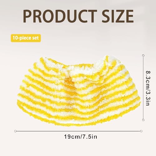 10 Stück Dampfreiniger Ersatzteile für Kärcher Mikrofaser Handdüse Überzugsset, für Kärcher EasyFix SC 1, SC 2, SC 3, SC 4, SC 5 Dampfreiniger Zubehör, für Schmutzaufnahme