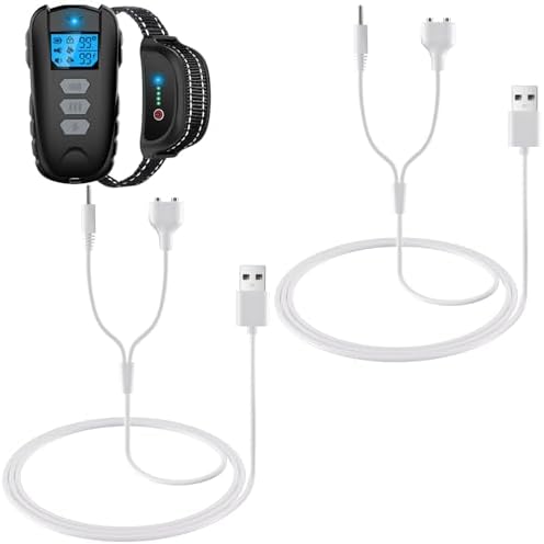 WUJ 2-Pack 2-in-1 USB Charging Cable for Dog Training Collar P201 image 5