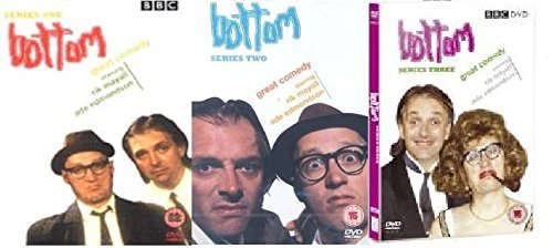 Bottom Complete BBC TV Comedy Series (3 Discs) Box Set - All Episodes from Series 1, Series 2 and Series 3 - (Smells / Gas / Contest / Apocalypse / Bottoms Up / Accident / Digger / Parade / Culture / Holy / Burglary / S Out / Hole / Terror / Break / Dough