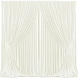 Matériaux de haute qualité : Ces panneaux de tissu pour rideaux de fond sont fabriqués en 100 % polyester, qui est épais, doux et résistant aux plis, avec une texture et une apparence soyeuses incroyables. Faciles à entretenir, ils peuvent être lavés à la main ou en machine, conservant une excellente apparence même après une utilisation répétée, ce qui fait de ces rideaux de fond un choix durable