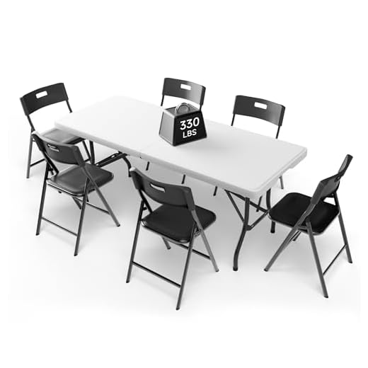 Portable Folding Table and Chairs Set