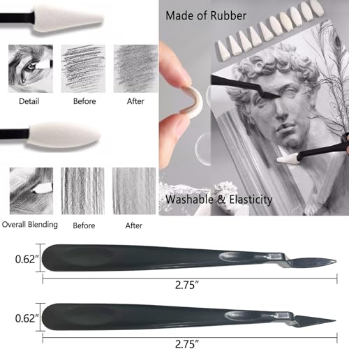 33% Off 100-Piece Professional Art Drawing Kit with Sketchbook - Image 6