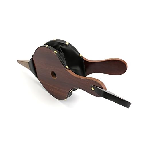 Tosnail Wood Bellows, Fireplace Bellows 15.5" x 6.5", Wood Bellows, Brown Color
