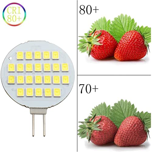 Grv G4 24-2835 Smd Led Bulb Lamp Super Bright Cool White Rv Camper Cabinet Dome Light Ac/Dc12V-24V Pack Of 10（3.0Generation） #TOP6