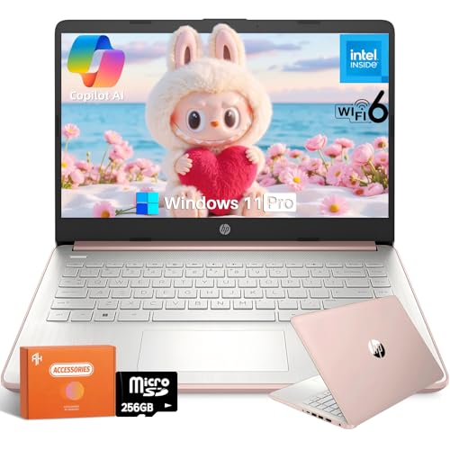 HP (GC`s[) 2025 14C` m[gp\R w rWlX Intel N150 Copilot AI PC 16GB RAM 384GB Xg[W (128GB UFS+256GB MSD) 1N Office 365 WiFi 6 