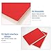 Homoyoyo 1PCS Rebreakable Boards Professional Reusable Plastic Training Taekwondo Breaking Boards Karate Arts Boards for Kids Adults Boxing Equipment,10mm Red