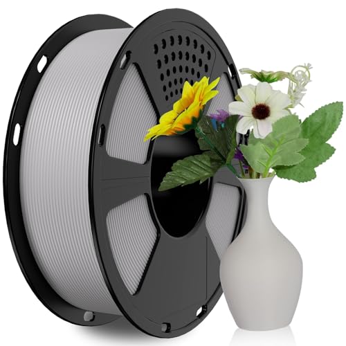 GIANTARM PLA Filament Matte Light Gray 3D Printer Filament 1.75mm Matte PLA 1KG Spool(2.2lb) Dimensional Accuracy +/- 0.02 mm 3D Filament for Bambu Lab