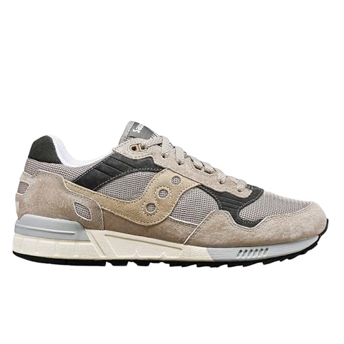 Image of Saucony Unisex Shadow 5000 Sneaker, Grey /Grey, 12 Medium