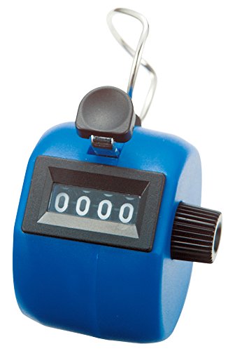 シンワ測定 数取器 C プラスチック製 手持型 ブルー 5個入 50211