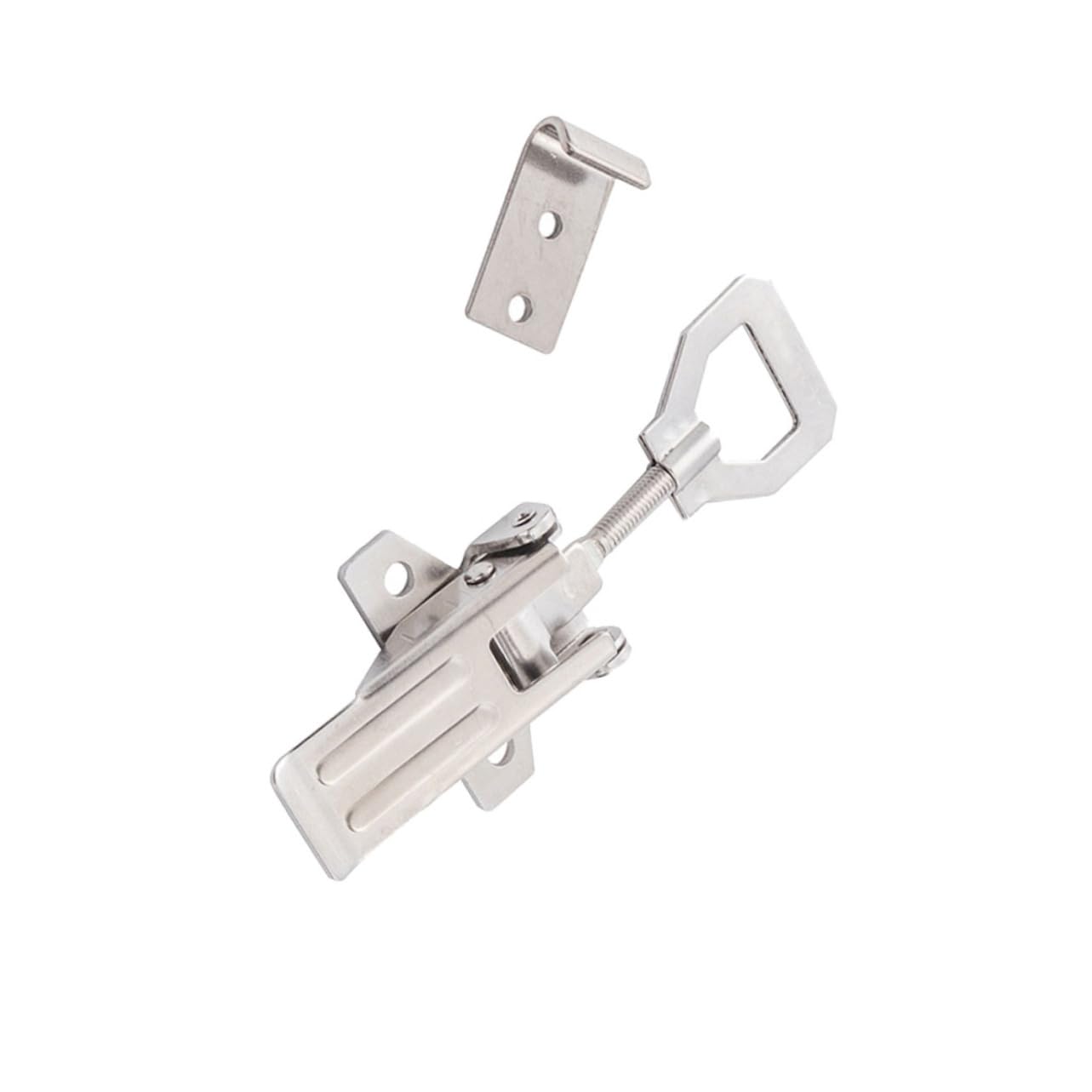 WOONEKY Box Toggle Clamps Truck Door Hasp Steamer Rack for Pots Machinery Lock Quick Release Toggle Clamp Heavy Duty Door Hasp Trailer Sliding Hasp Heavy Duty Lock Horizontal Toggle Clamp