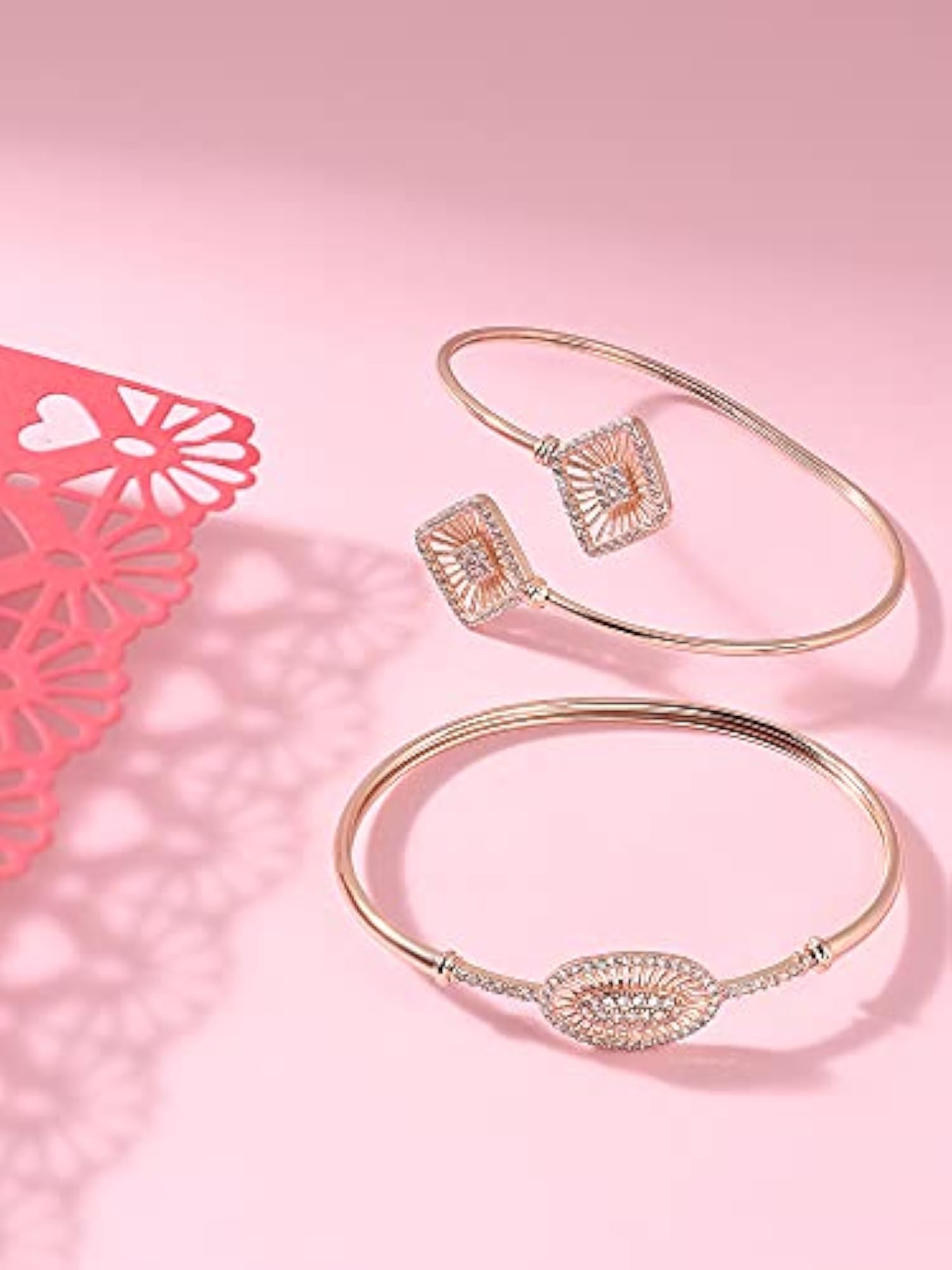 CZ Brass Kada Bracelet Women