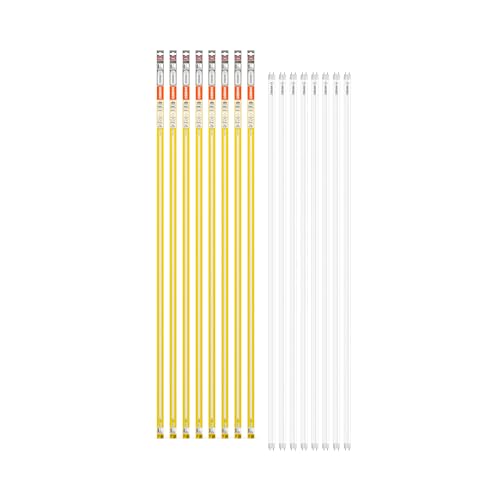Osram LED TUBE T8 58 EM 1500 mm, lineare LED-Röhre, 18,3W, 2000lm, 3000K, warmweißes Licht, LED-Ersatz für T8-Leuchtstoffröhren mit G13-Sockel, lange Lebensdauer, geringer Energieverbrauch,8-Pack