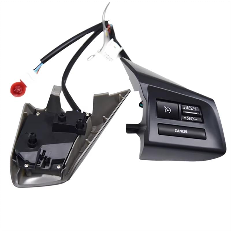 Cruise Control Switch Black Car Steering Wheel Volume Adjustment Switch Cruise Control Button 83154AJ180 for Subaru for Outback for Legacy 2012-2014